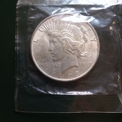 1923 Peace Dollar Littleton Coin Company Uncirculated 60 Grade