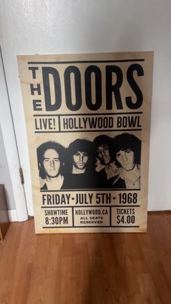 the doors 1960s wall canvas poster