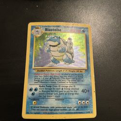1995 Blastoise Pokémon Card 
