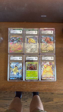 6 Japanese CGC Pokemon Cards