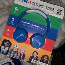 Kid Safe Headphones Bluetooth & Wired