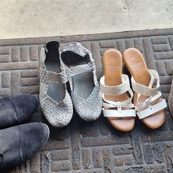 2 Pair Of Shoes And 2 Pair Of Boots