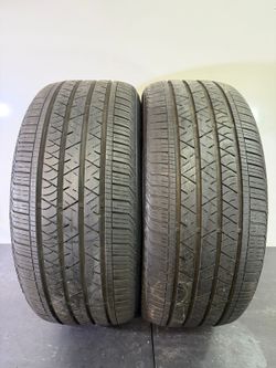 V490  275 45 20 110V  Continental CrossContact LX Sport   2 Used Tires 80% Life 