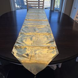 Gold Holiday Table Runner