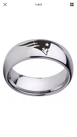 Silver Arc New England Patriots Ring