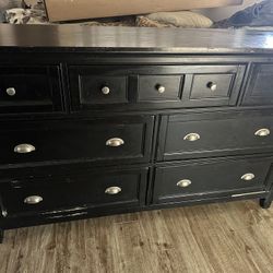 Black Drawer With Mirror 