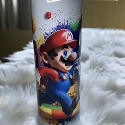 Custom Super Mario Tumbler Cup 😊 Thanks for ordering your custom tumbler cups.