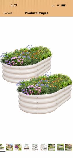 Brand: 1MORE 4.6 4.6 out of 5 stars (522) 1MORE Galvanized Raised Garden Bed- Planter Garden Boxes Outdoor, Raised Beds for Gardening, 4x2x1ft Metal G