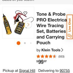 Klein Electric Wire Tracing Tone Probé Set 