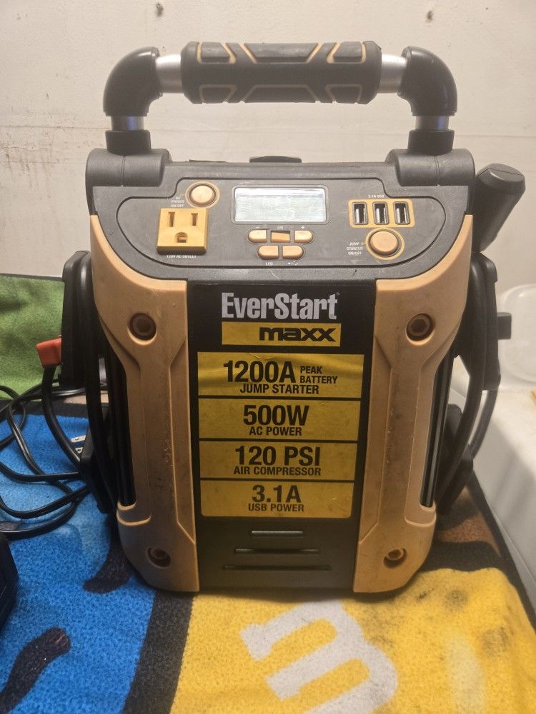 1/2 Impact Wrench & Battery Jump Starter
