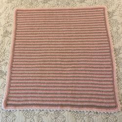 Newly Hand-Crocheted Baby Afghan