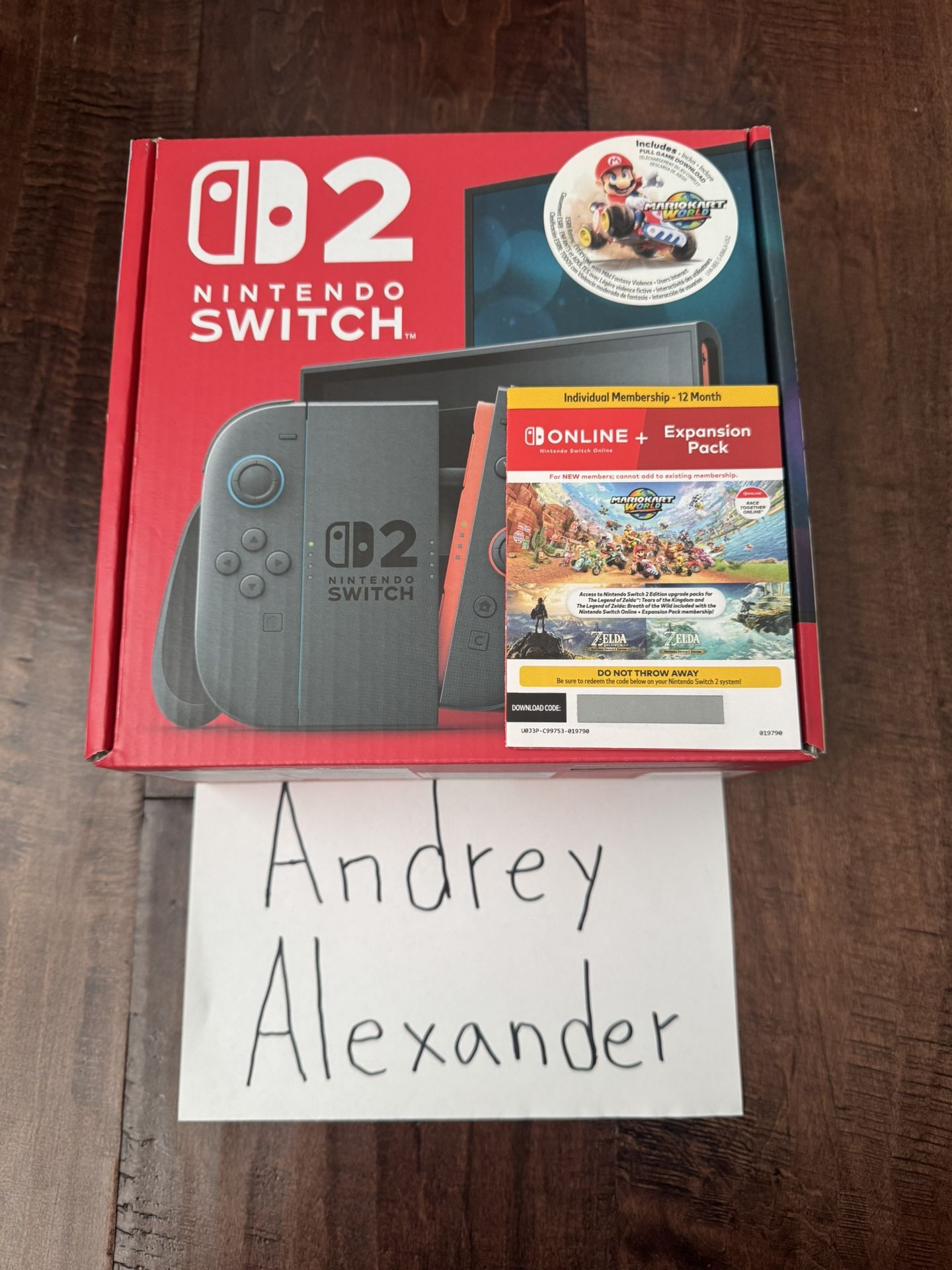 Nintendo Switch Mario Kart World + SCREEN PROTECTOR *TRUSTED SELLER*