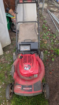 Toro 22" 6.5hp self propelled mower
