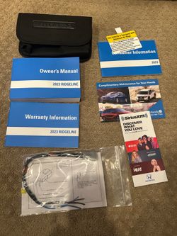 2023 Honda Ridgeline Owners Manuals