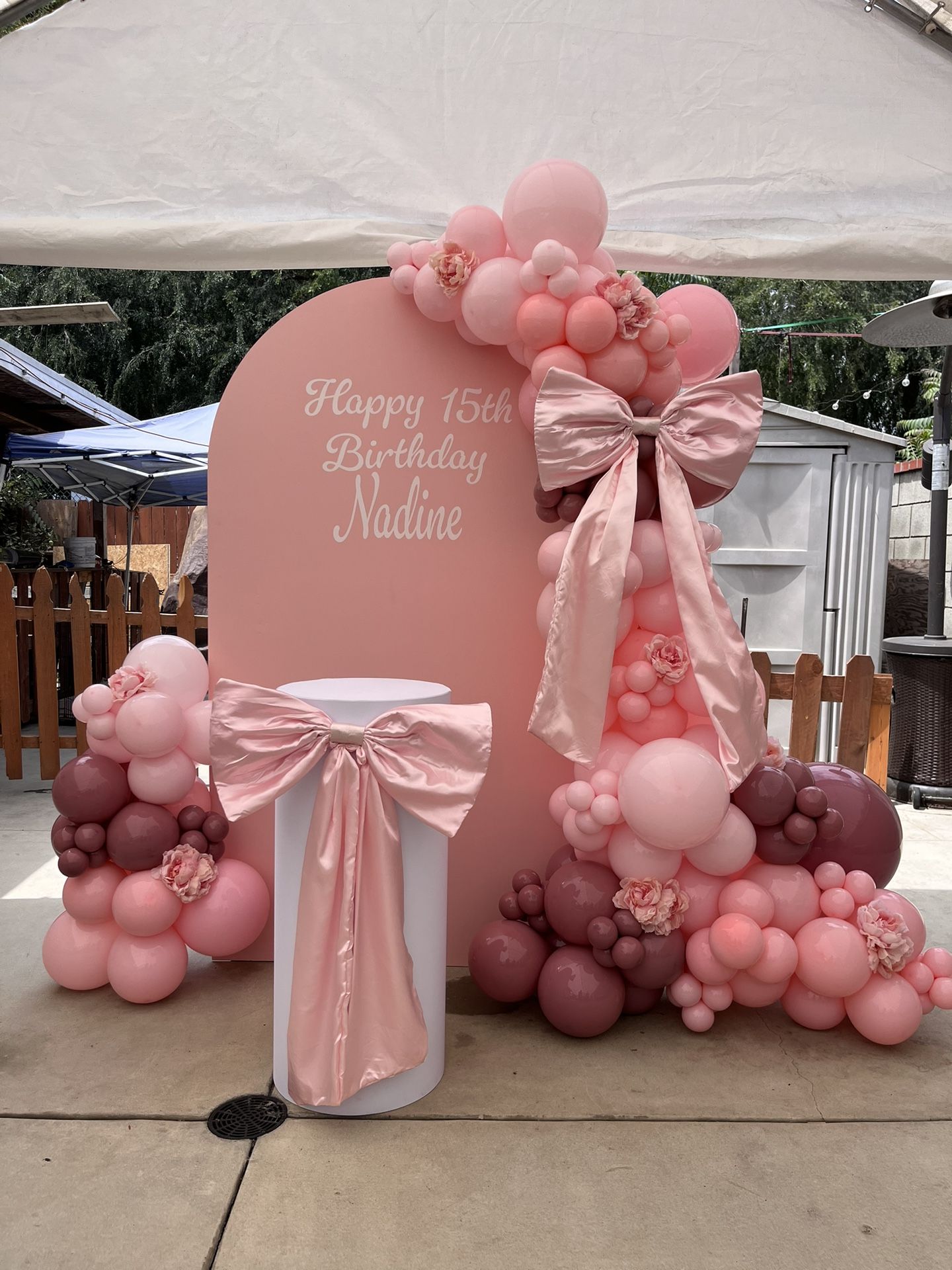 Balloons Decor Backdrop