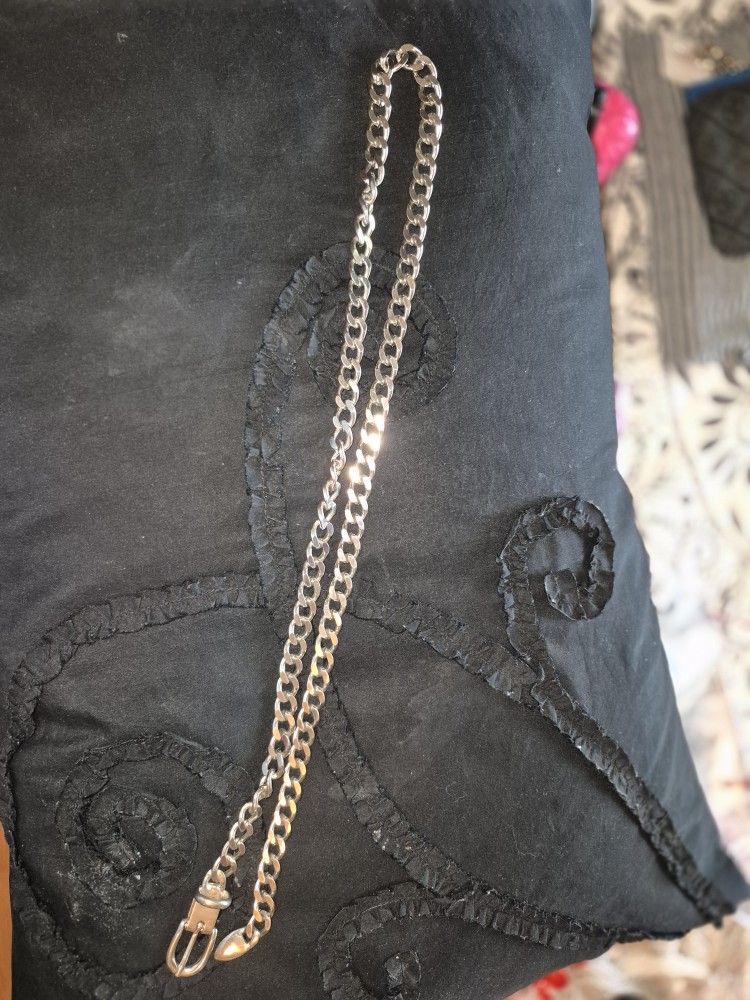 Vintage Silver Chain Belt