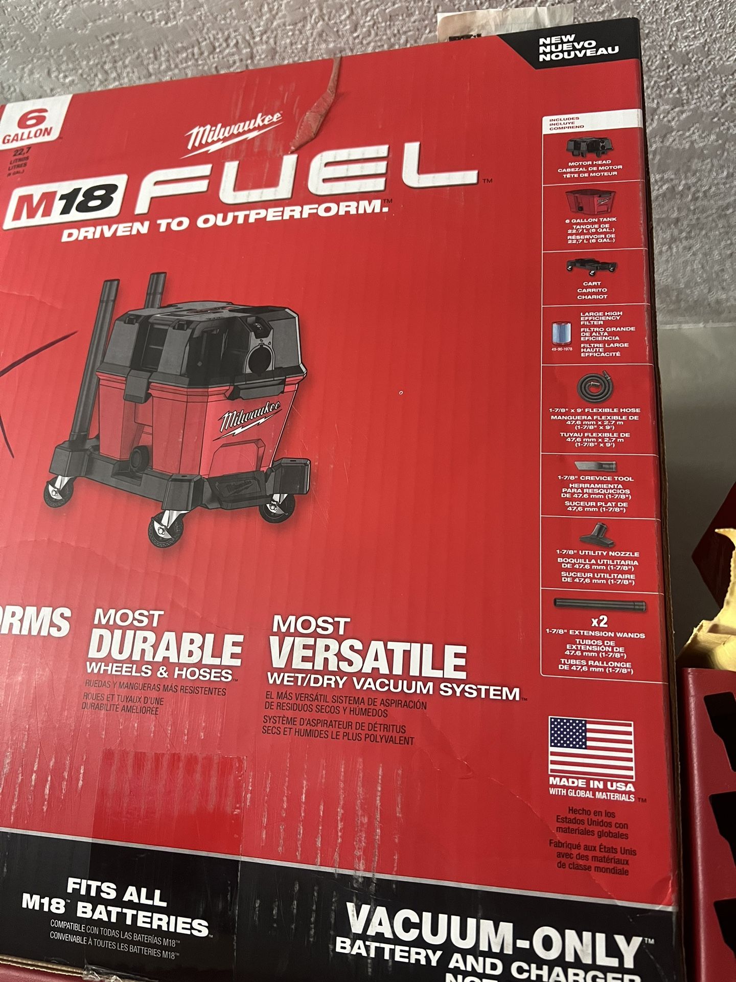 Milwaukee Vacuum New