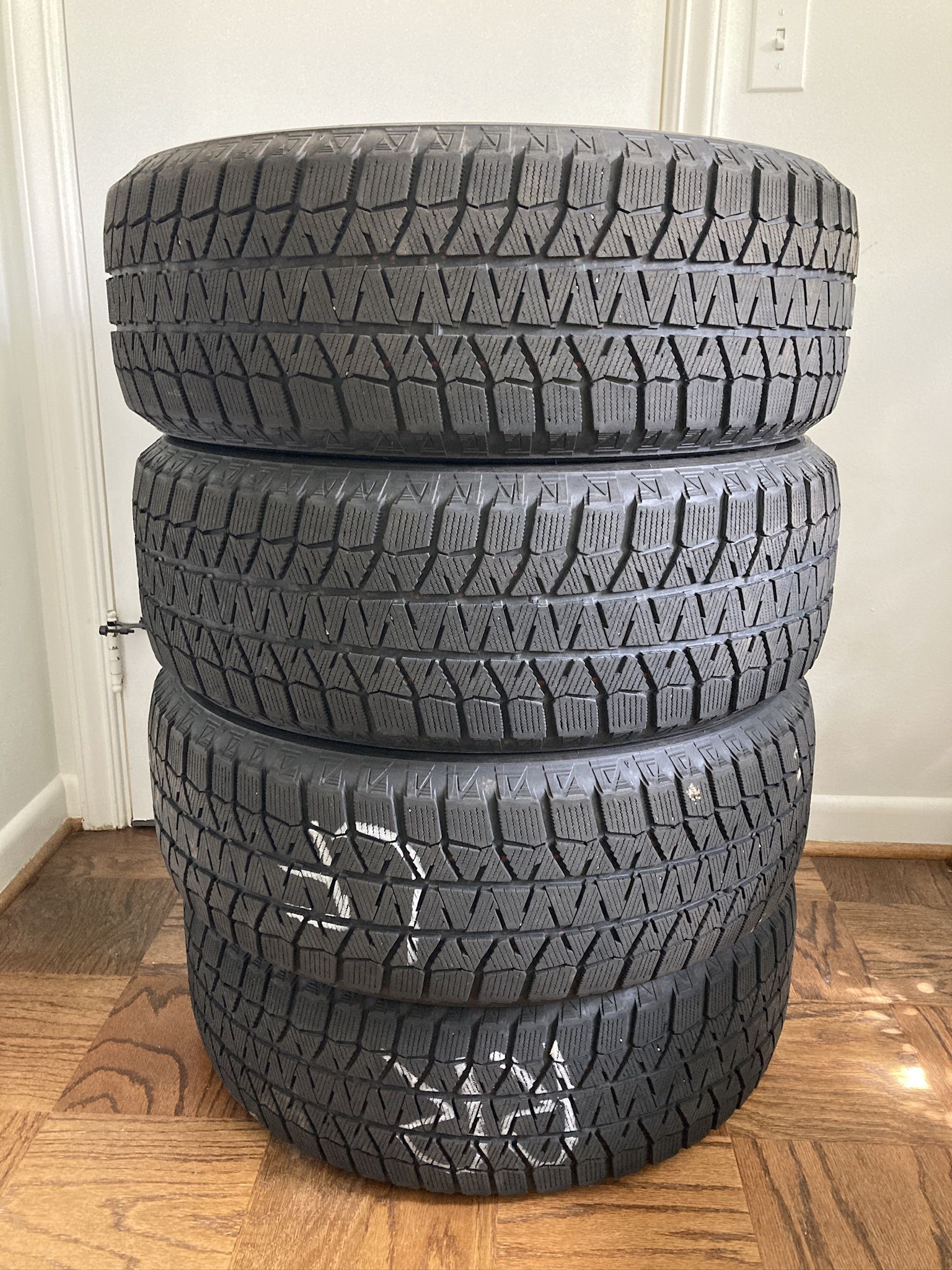 17” Bridgestone Studless Snow Tires, Brand New!