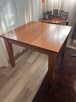 Solid real wood dining table