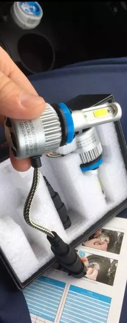 2 pcs LED Car Headlights, Fogs, or Daytime (White 6500k, 8000 Lumens) *6 Months Warranty*