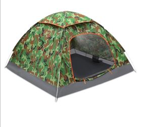 Dome tent 2 person Camo-Grey