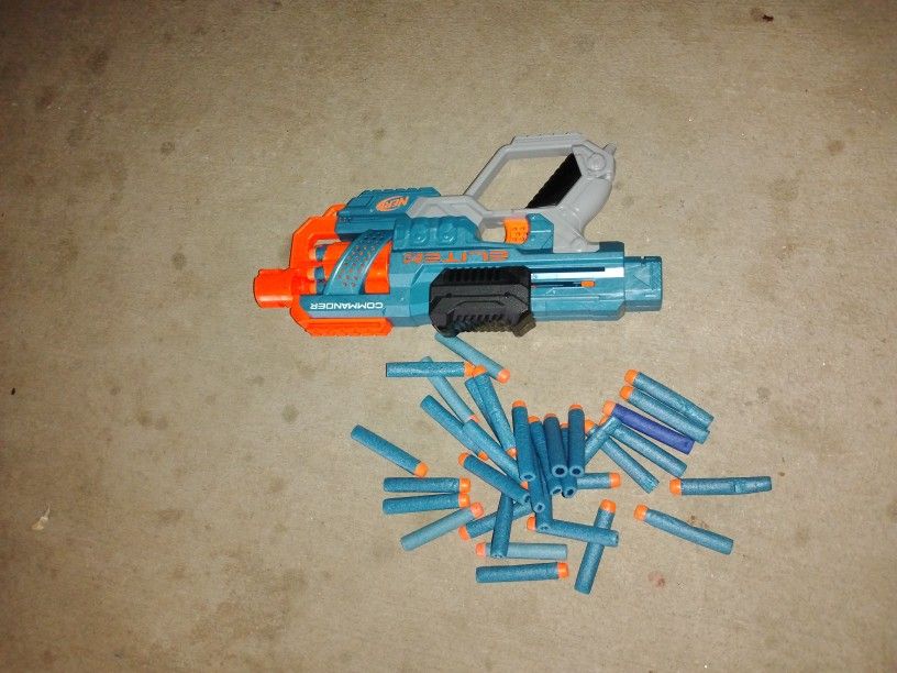 Nerf Gun With Bullets
