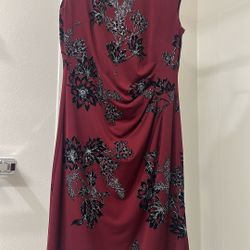 Jessica. Howard Sparkle Velvet Dress ( Macys ) 
