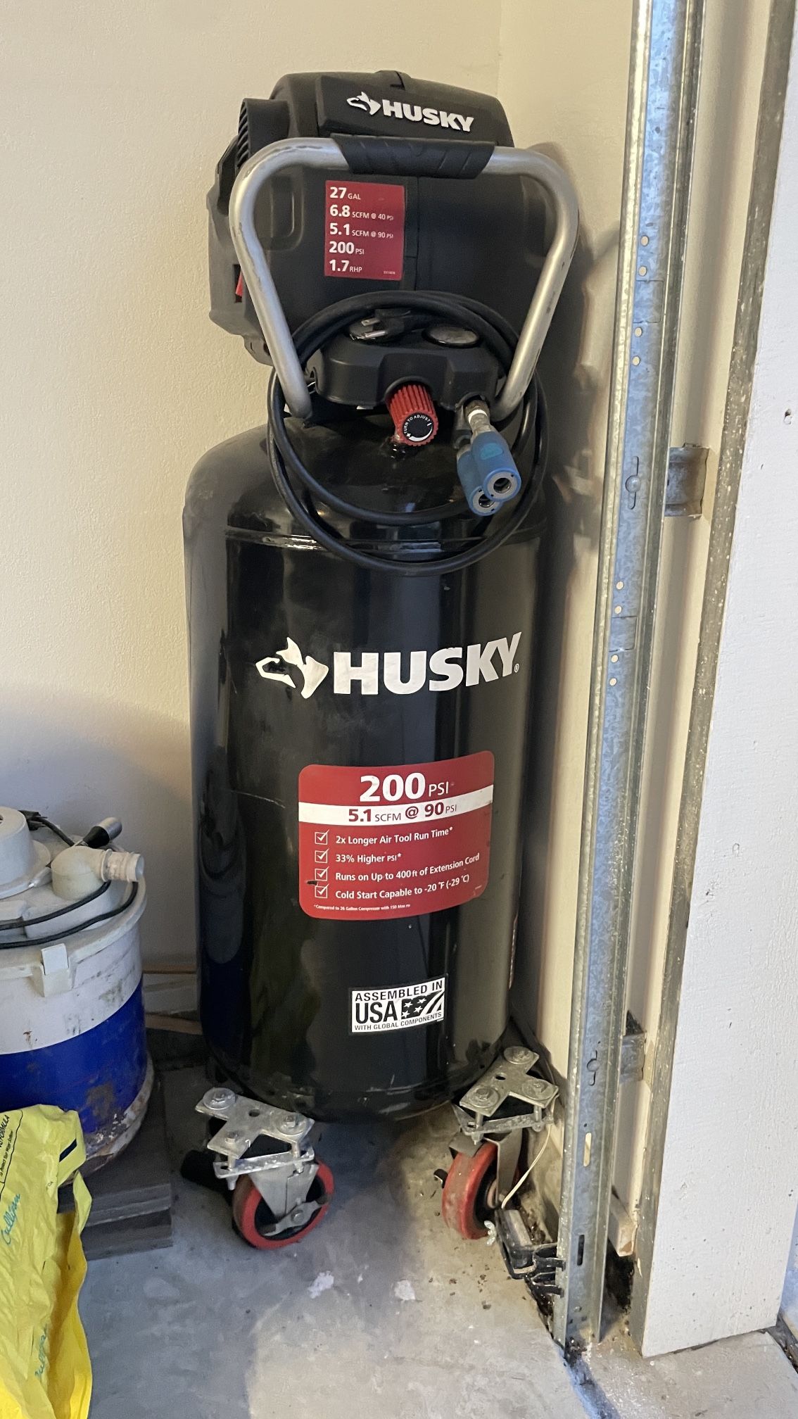 Husky Air Compressor 200 PSI