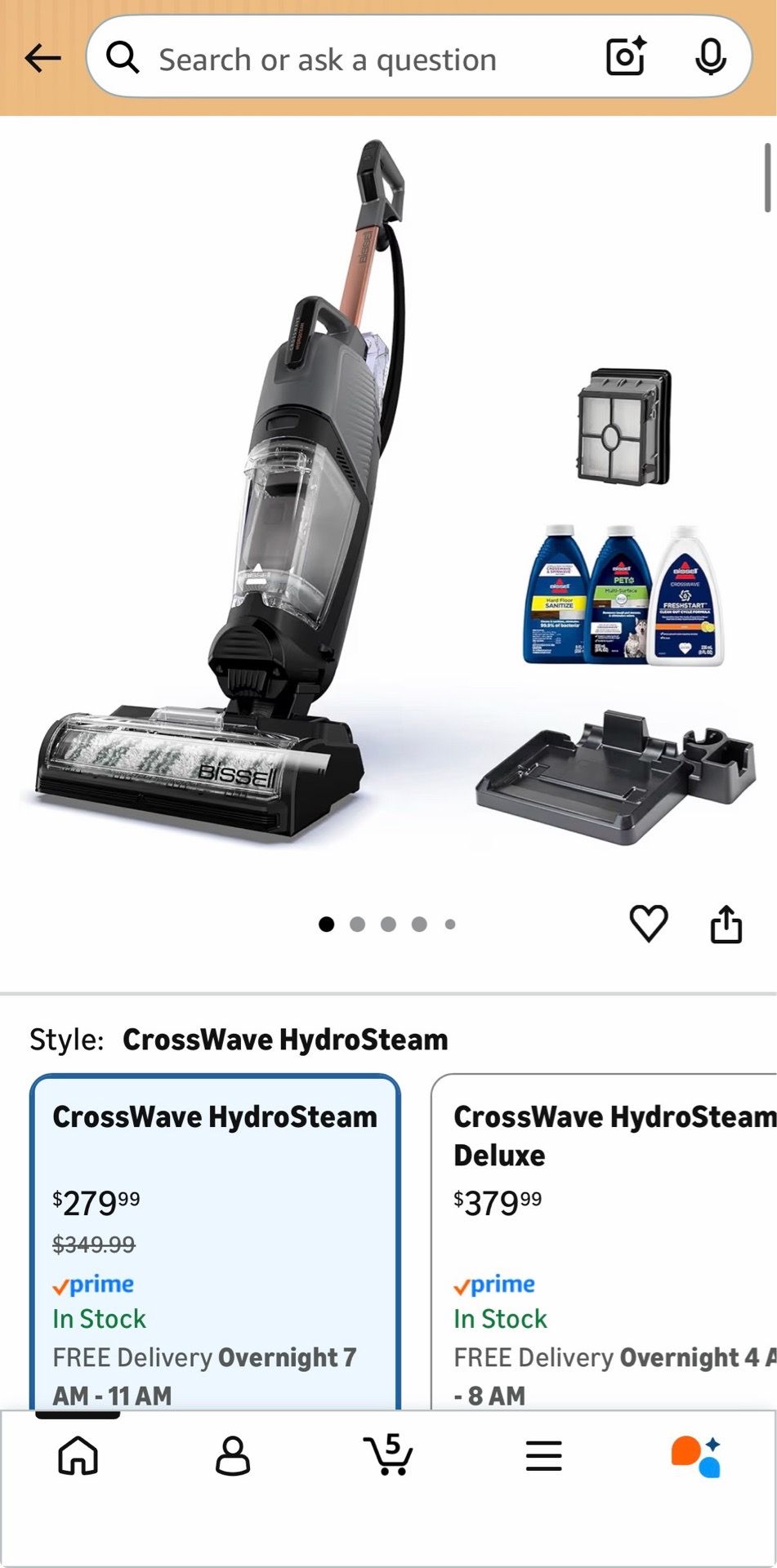 Bissell hydro steam