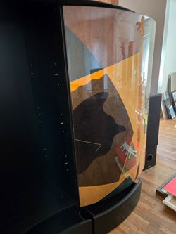 Postmodern Sculptural Media Cabinet / Entertainment Console