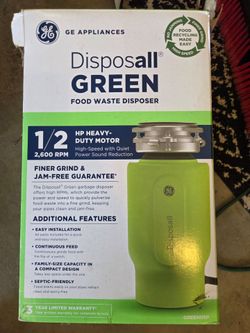 GE food waste disposer