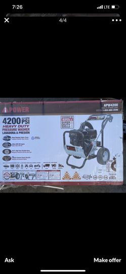 Heavy Duty Pressure Washer 4200psi