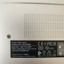 Gaming laptop (Asus ROG Zephyrus G14 GA401)