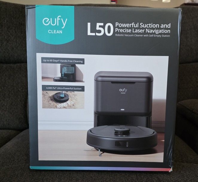 eufy Clean L50 SES with 60 Day Self-Empty Station, Multi-Floor Cleaning, Customizable Mapping