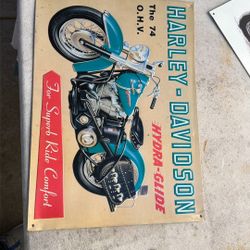 Harley Davidson Sign 