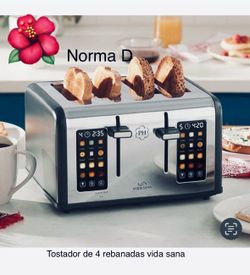 Tostador de 4 rebanadas vida sana nuevo en su caja 🌺 princess house 🌺