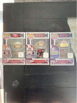 Funko Pop San Francisco 49ers Niners Deebo McCaffrey Montana