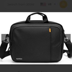 Tomtoc 14 Inch Laptop Shoulder Bag for MacBook Pro/Air, Surface Laptop Studio, Dell XPS 13, and More - Multi-Functional Messenger Bag … 