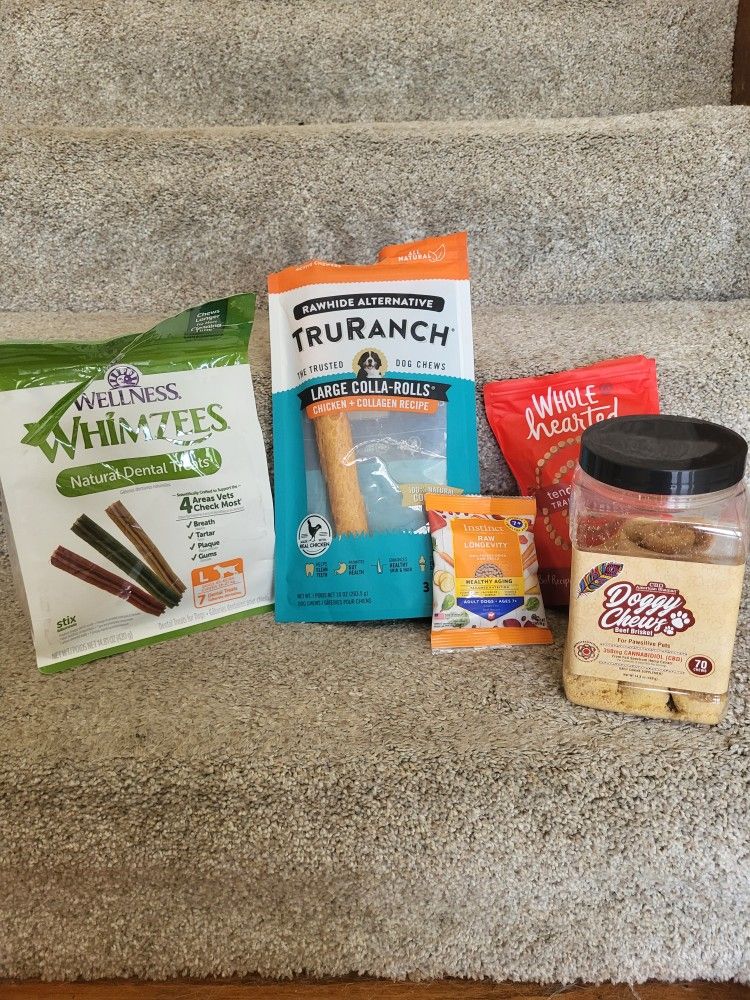 Lot Of 5 Dog Treats