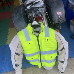 Motorcycle Jacket w/full Armore