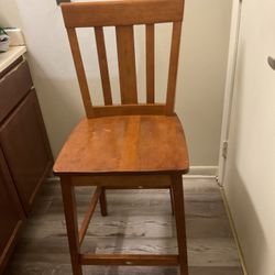 Wooden Chair For A Wooden Table