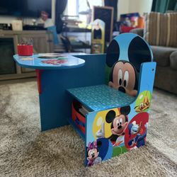Disney's Mickey Mouse Chair Desk W/  Storage Bin by Delta Children