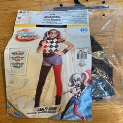 Kids Harley Quinn Costume Size 5-7 Year Old