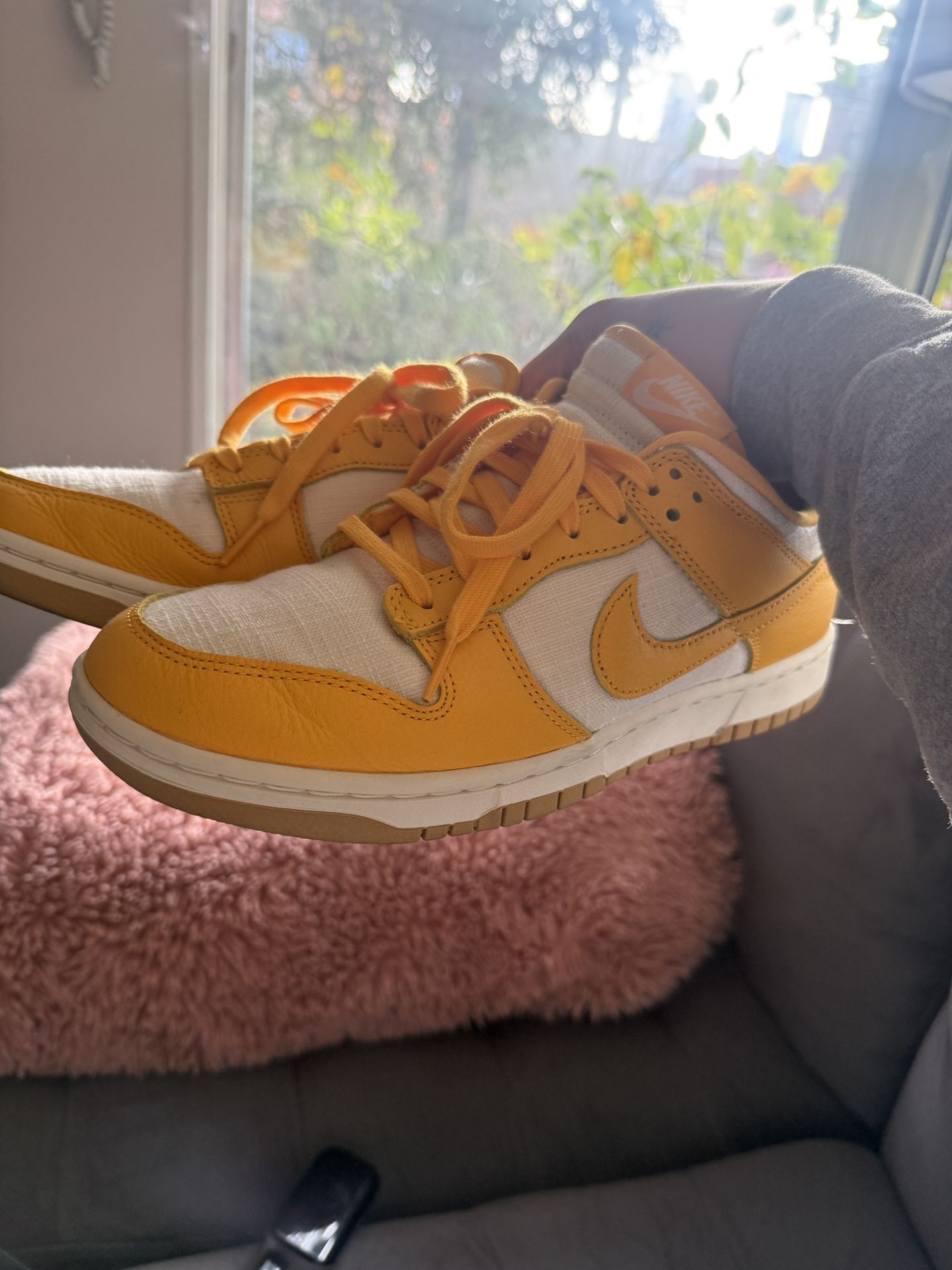 Nike Yellow Dunks 