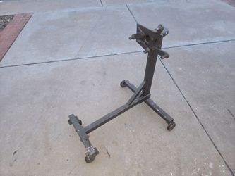 Custom Welded Engine stand.