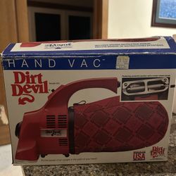 Hand vacuum