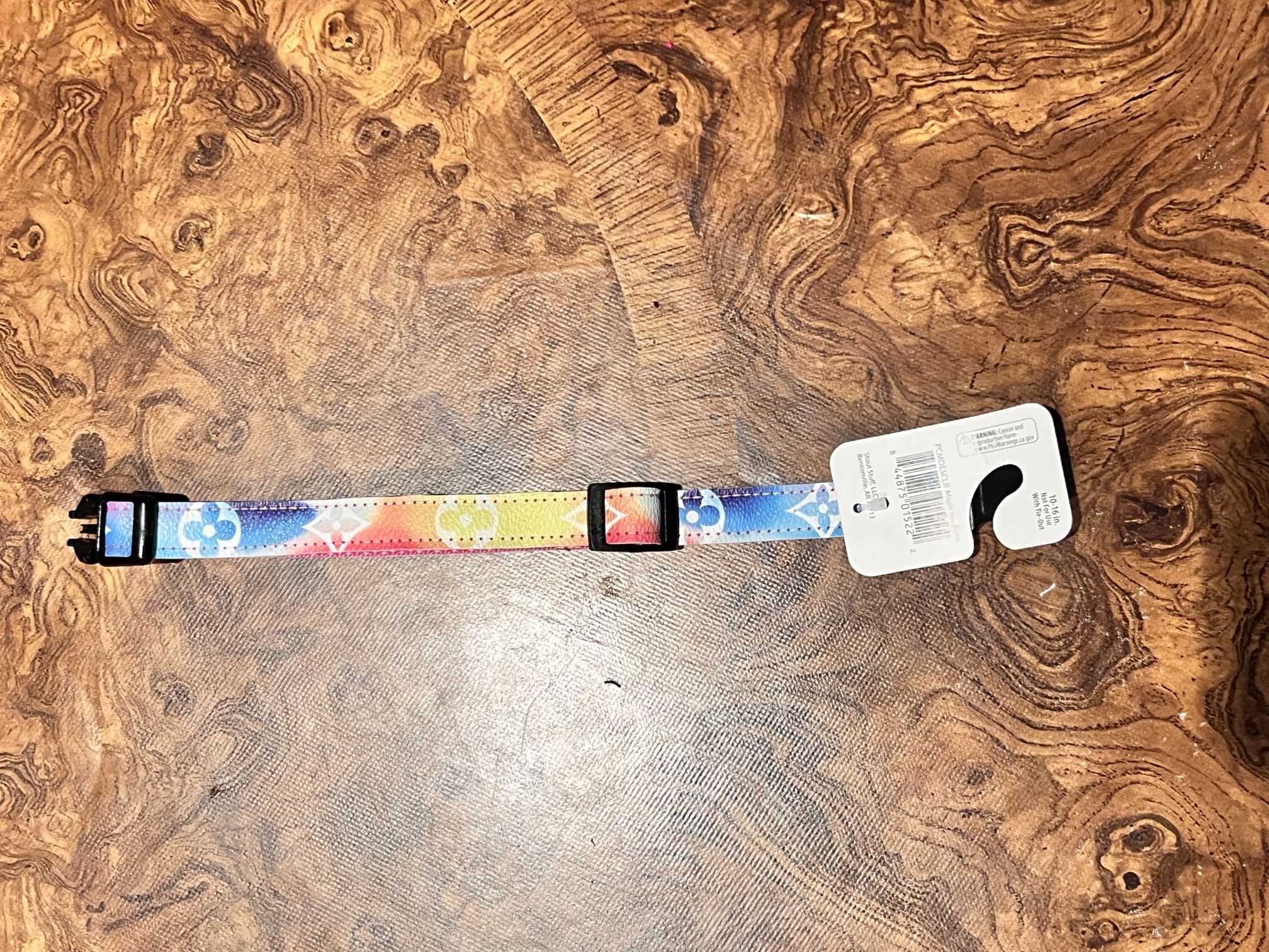 FOR SALE: Custom LV Small/Medium Dog Collar - $30