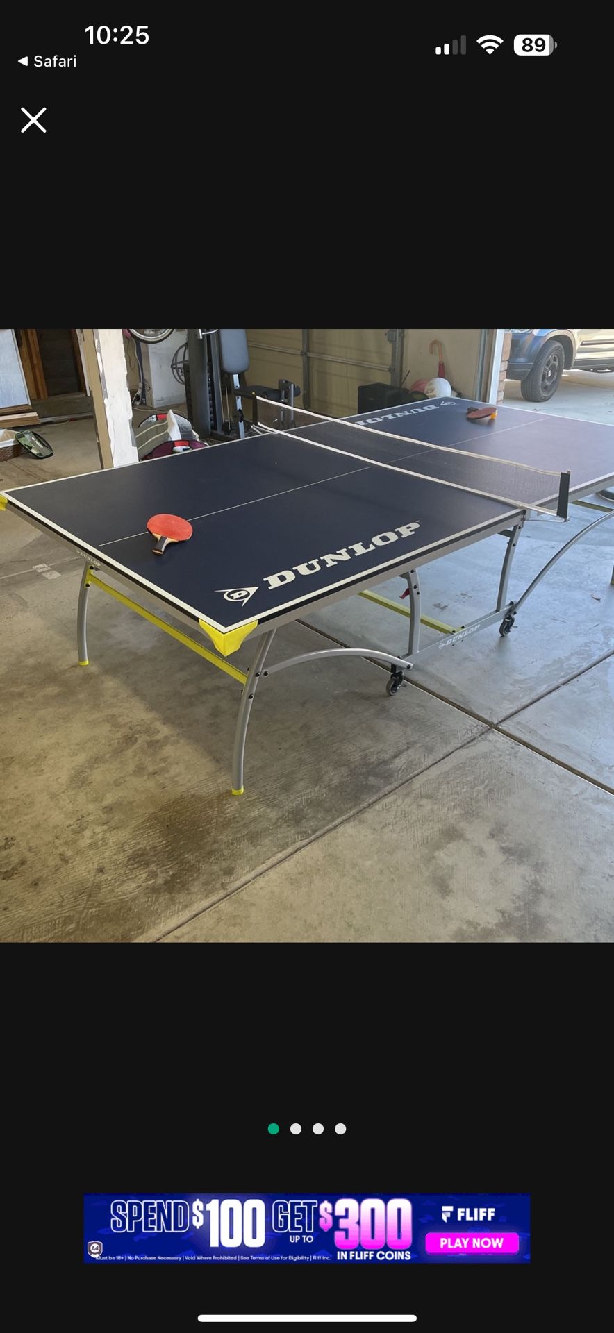 Dunlop Ping Pong Table Set – Great Condition!