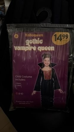 Halloween Gothic Vampire Queen Child Costume