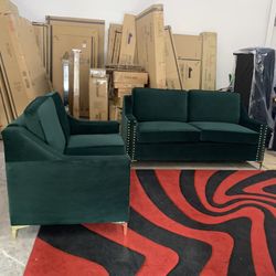 SALE : New Sofa And Loveseat Set $599